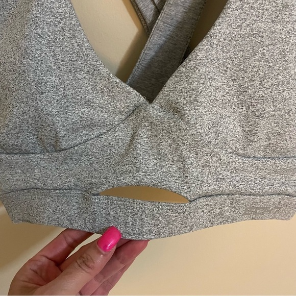Women's Echt Wild Sports Bra Grey Size L - Picture 5 of 9